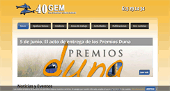 Desktop Screenshot of gem.es